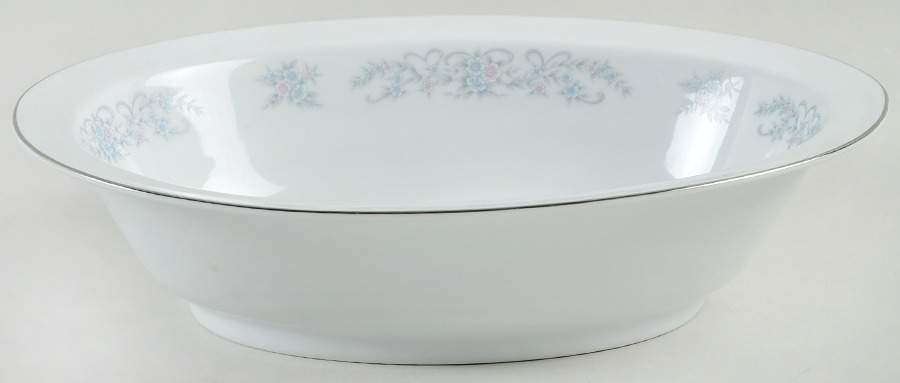 FST1 10" Oval Vegetable Bowl by First China (Japan)-1