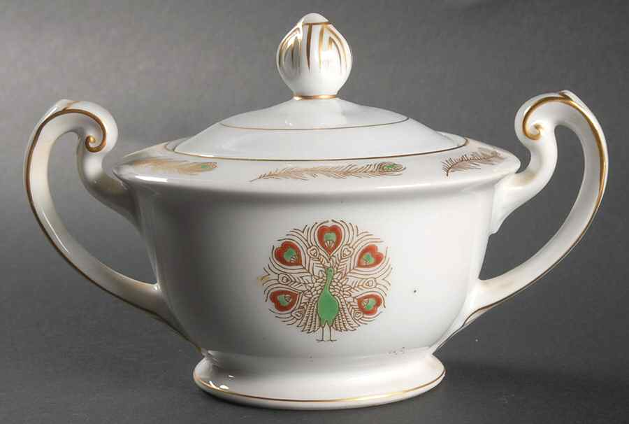 FUK30 Sugar Bowl & Lid by Fukagawa-1