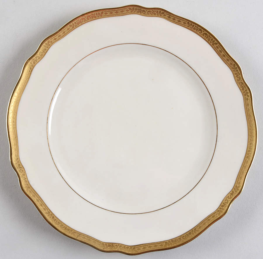 La Duchesse (Gold) Salad Plate by Franconia-Krautheim & Adelburg-1
