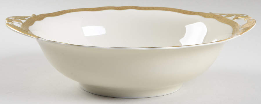 La Duchesse (Gold) 9" Round Vegetable Bowl by Franconia-Krautheim & Adelburg-1