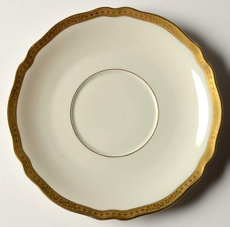 La Duchesse (Gold) Saucer for Cream Soup Bowl by Franconia-Krautheim & Adelburg-1