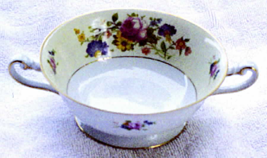 FR135 Footed Cream Soup Bowl by Franconia-Krautheim & Adelburg-1