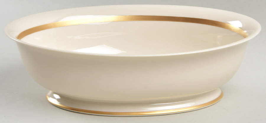 Fremont (Gold Trim) 9" Oval Vegetable Bowl by Franciscan-1