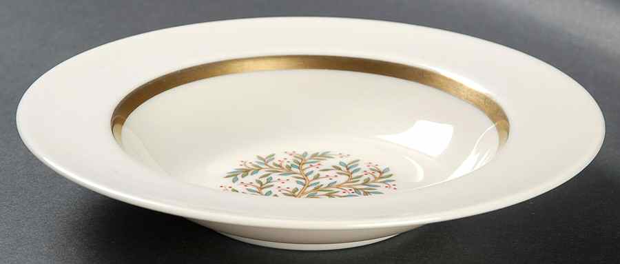 Fremont (Gold Trim) Rim Fruit/Dessert (Sauce) Bowl by Franciscan-1