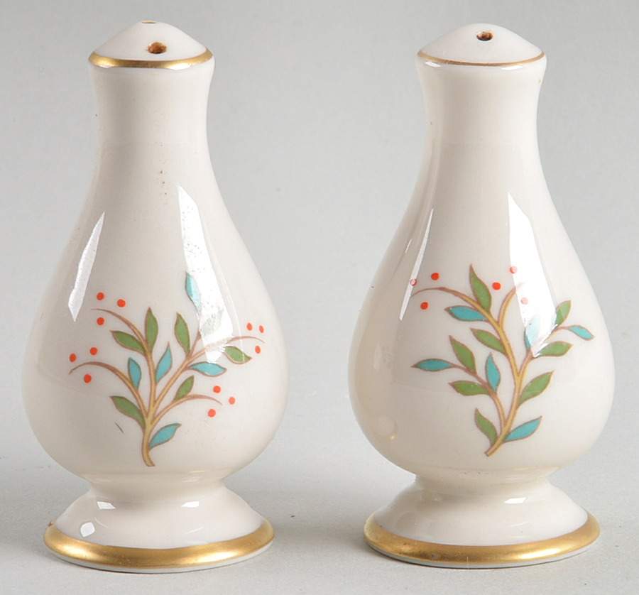 Fremont (Gold Trim) Salt & Pepper Set by Franciscan-1