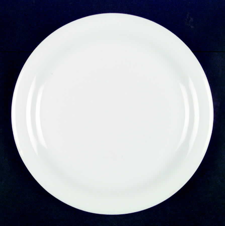 White Dinner Plate by Fashion House-1