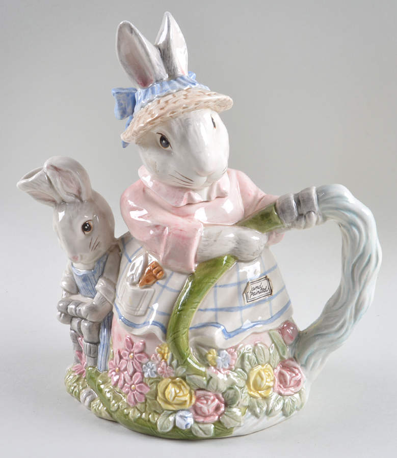 Bunny Hollow Teapot & Lid by Fitz and Floyd-1