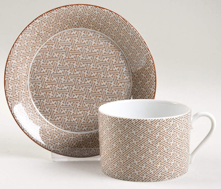 FIT36 Flat Cup & Saucer Set by Fitz and Floyd-1