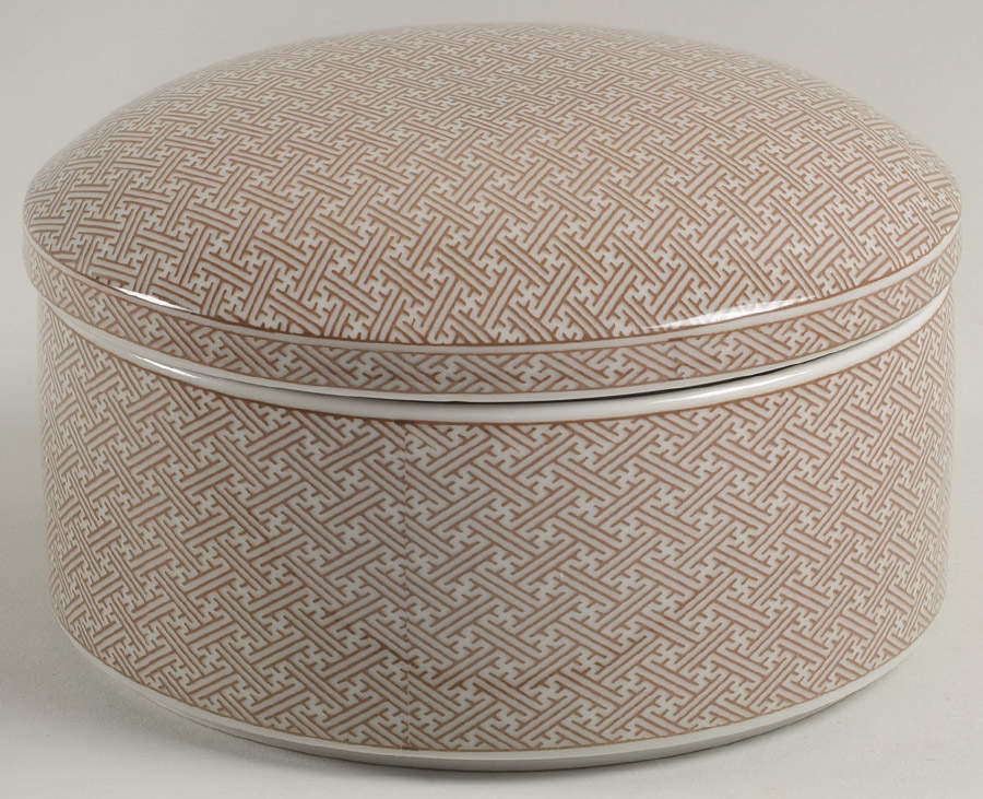 FIT36 6" Round Box & Lid by Fitz and Floyd-1
