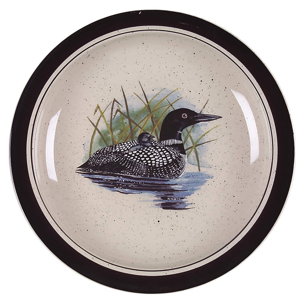 Loon Lake 12" Chop Plate (Round Platter) by Folkcraft-1