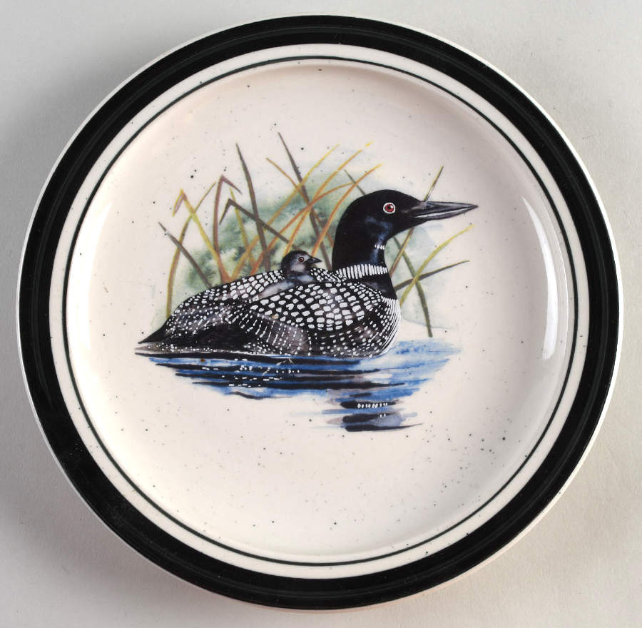 Loon Lake Salad/Dessert Plate by Folkcraft-1