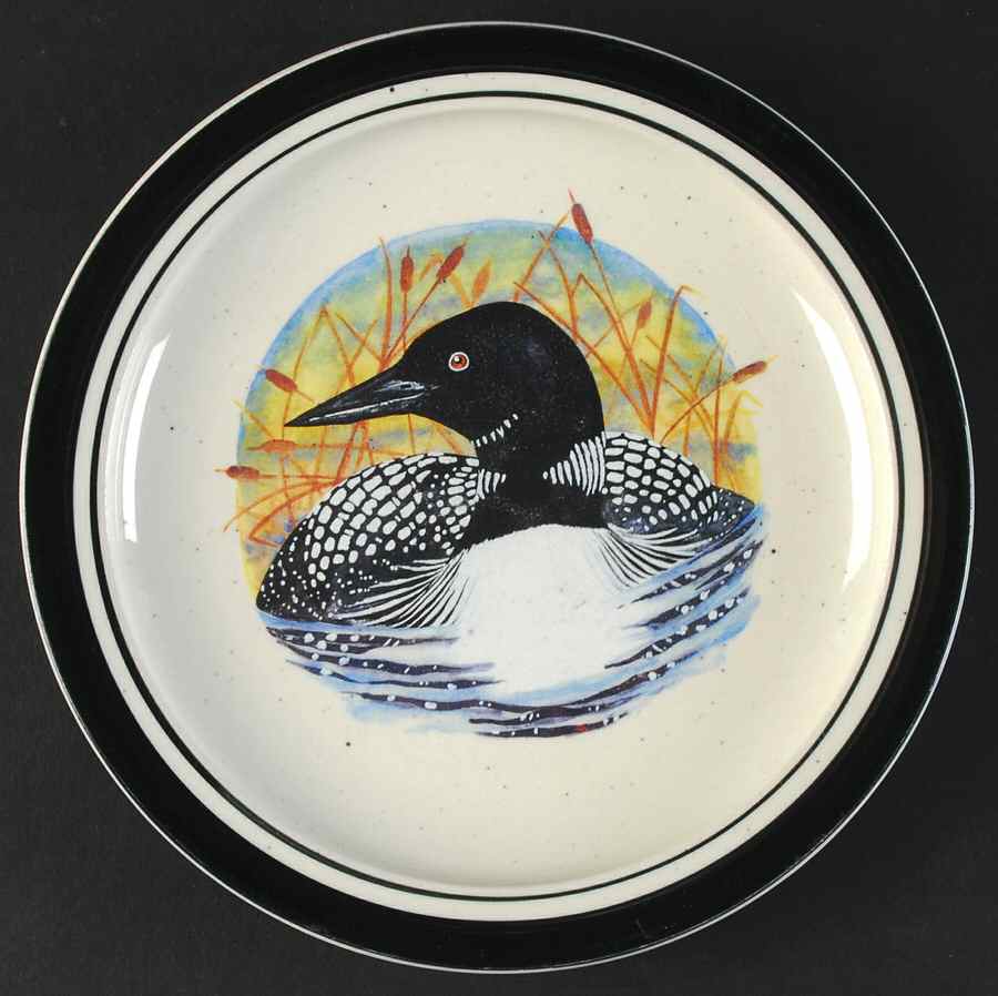 Loon Lake Salad/Dessert Plate by Folkcraft-1
