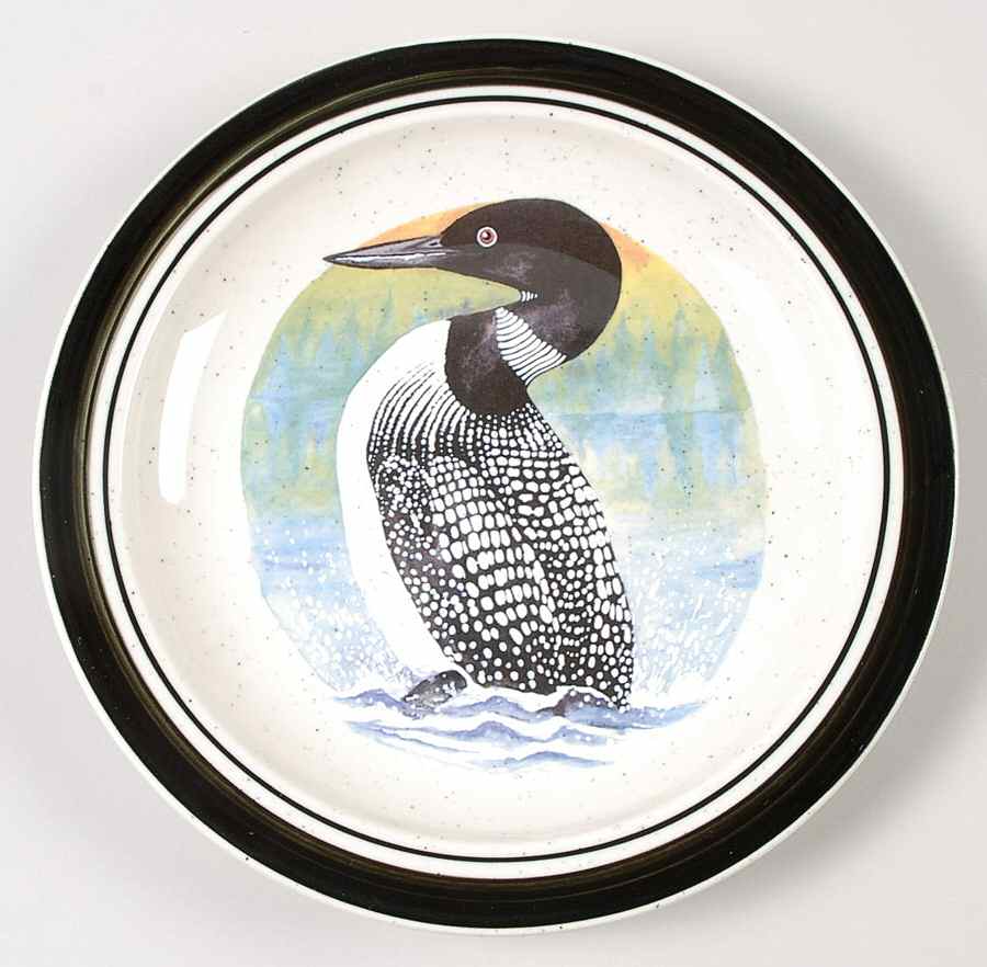 Loon Lake Salad/Dessert Plate by Folkcraft-1