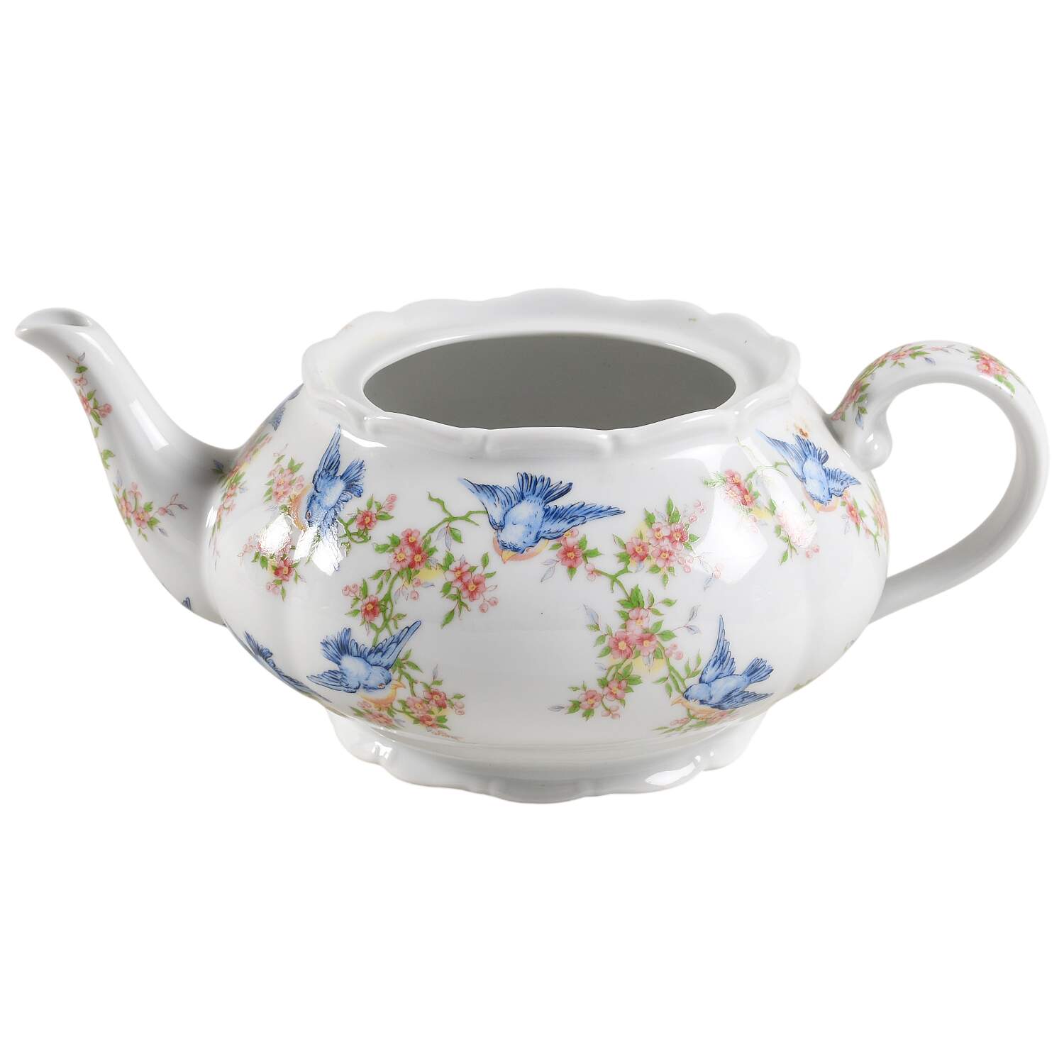 Bluebird (Matthew 6:26) Teapot No Lid by Furnari's-1