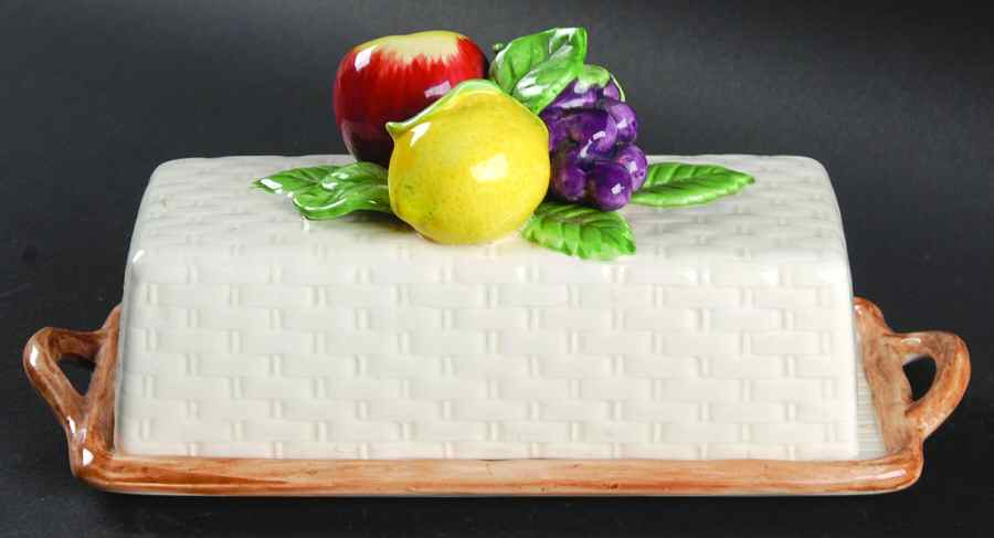 Fruit Fair 1/4 Lb Covered Butter by Fitz and Floyd-1