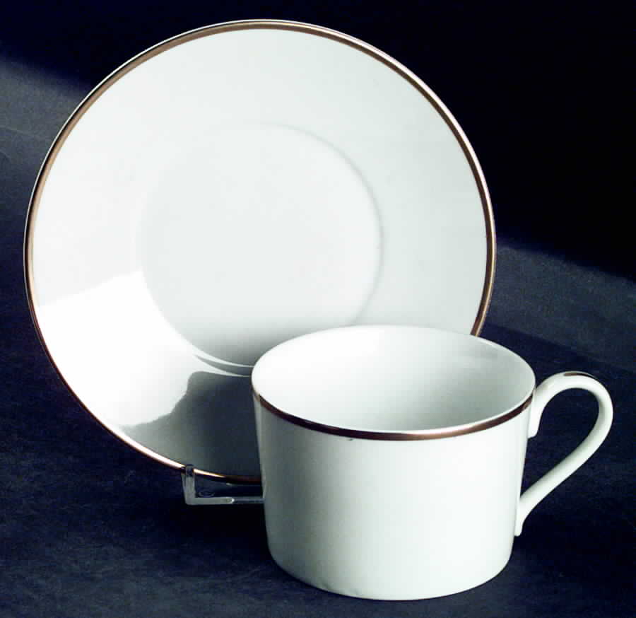 FAE2 Flat Cup & Saucer Set by Faberge-1