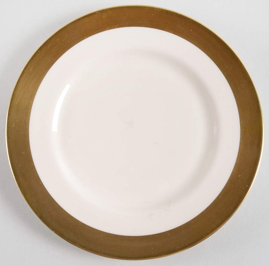 Marlo (Gold Trim, Rim, No Verge) Salad Plate by Flintridge-1