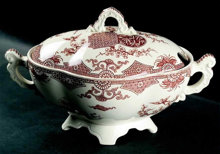 Formosa Brown Tureen &  Lid by Furnivals-1