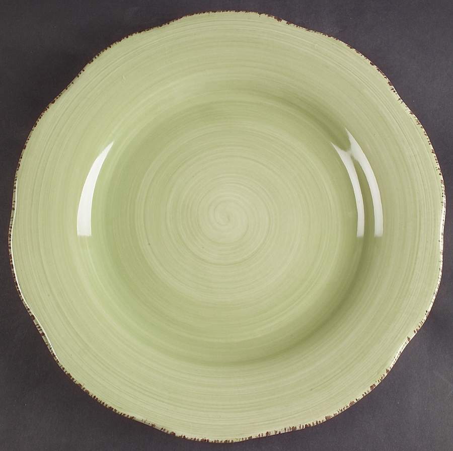 Flora Verde (Green) Dinner Plate by Franciscan-1