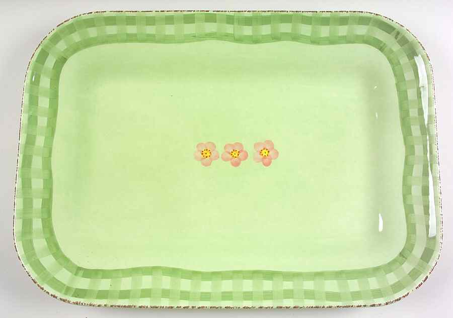 Flora Accessories 19" Rectangular Serving Platter by Franciscan-1