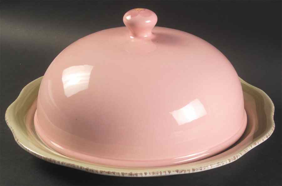 Flora Accessories Large Covered Cake Plate by Franciscan-1
