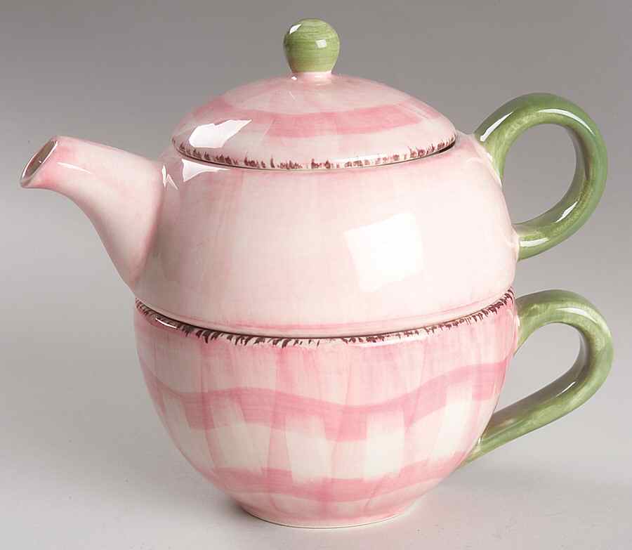 Flora Accessories Individual Teapot & Lid with Cup by Franciscan-1