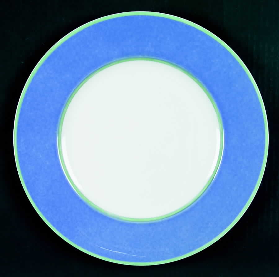 Correlations Blue Dinner Plate by Fitz and Floyd-1