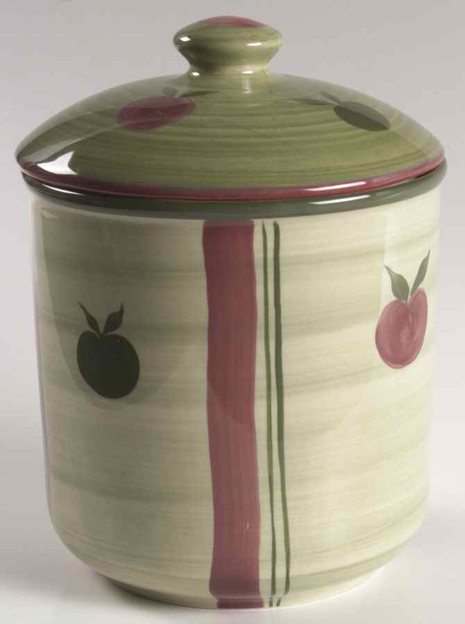 Apple Pie Medium Canister & Lid by Franciscan-1