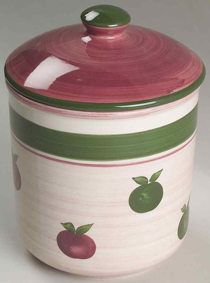 Apple Pie Small Canister & Lid by Franciscan-1