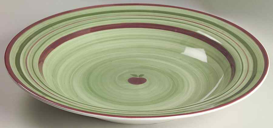 Apple Pie 16" Large Salad Serving Bowl by Franciscan-1