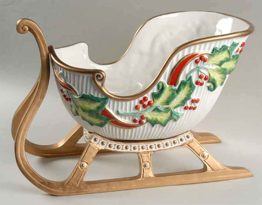 Noel Classique Medium Sleigh by Fitz and Floyd-1