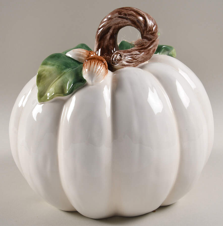 Halloween Harvest Pumpkin Figurine by Fitz and Floyd-1