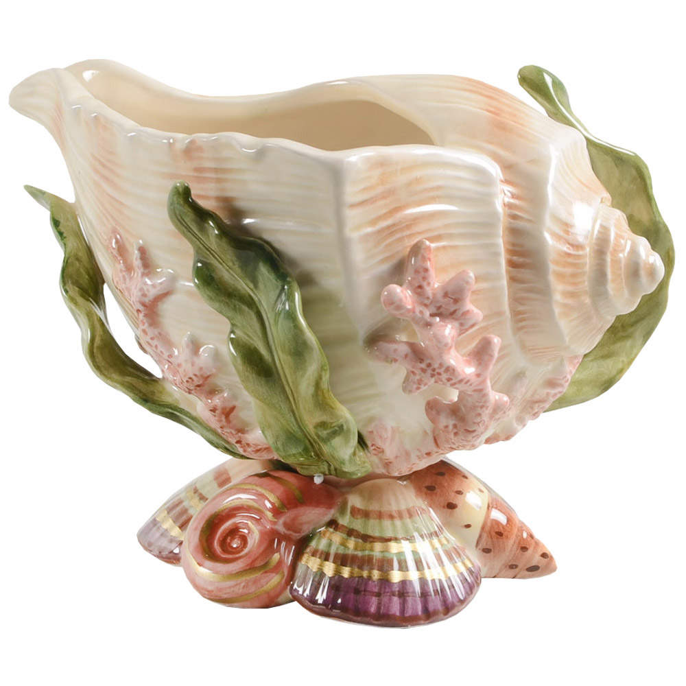 Oceana (Multicolor Shells) Butter/Sauce Boat by Fitz and Floyd-1