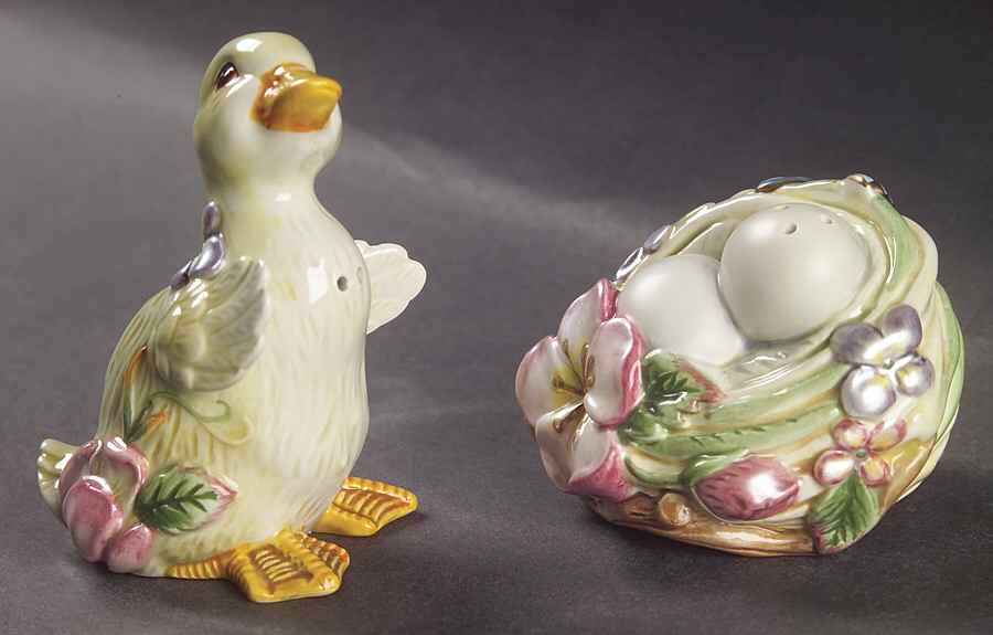 Garden Rhapsody Salt & Pepper Set by Fitz and Floyd-1