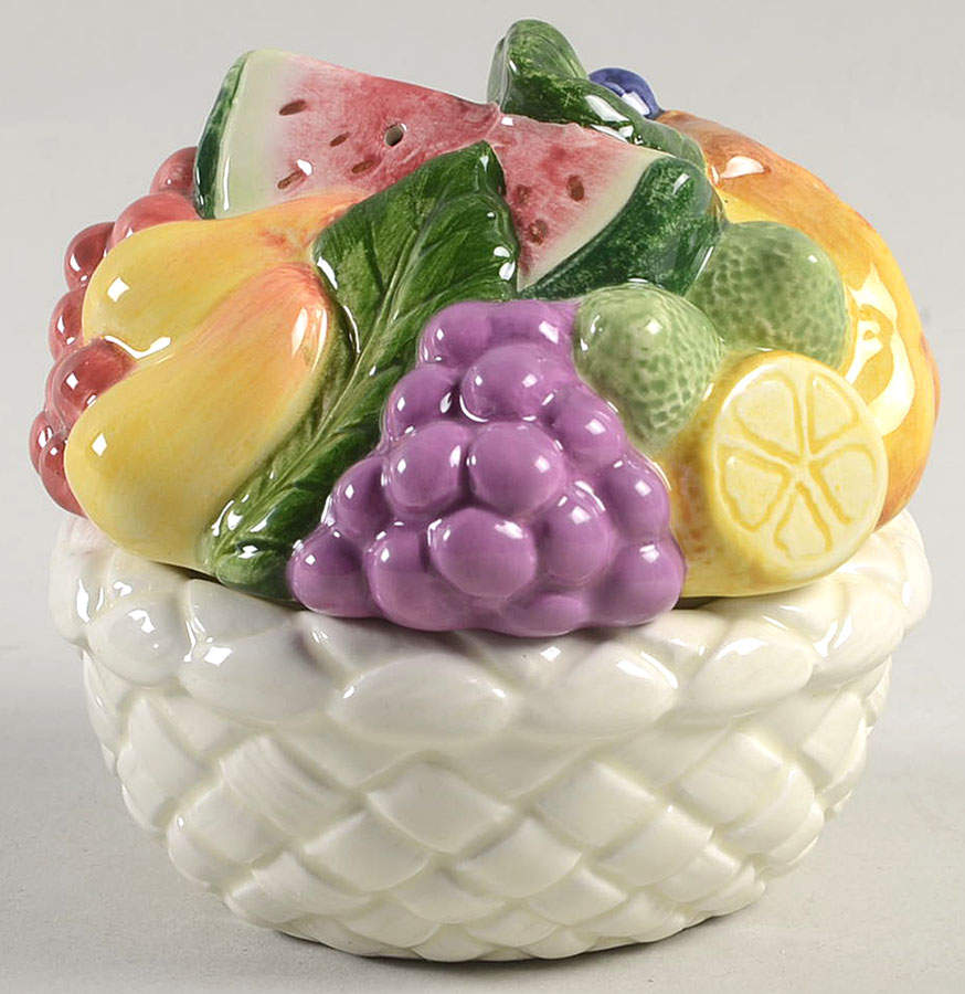 Carioca Stacking Salt & Pepper Set by Fitz and Floyd-1