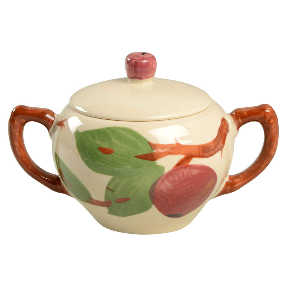 Apple (China,  Apple Backstamp) Sugar Bowl & Lid by Franciscan-1