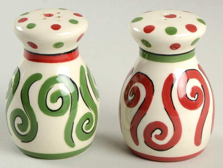 Simply Christmas Salt & Pepper Set by Caffco-1