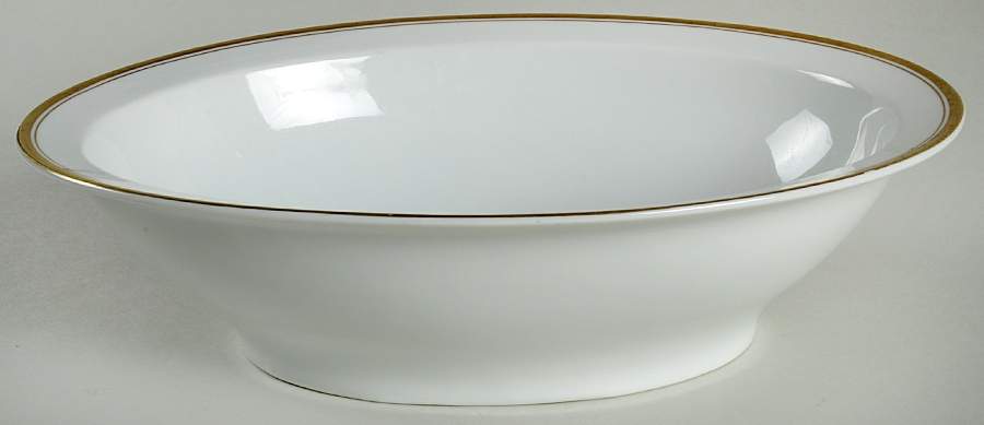 7308 10" Oval Vegetable Bowl by Franconia-Krautheim & Adelburg-1