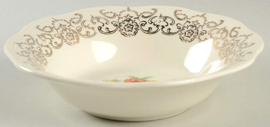 Golden Poppy Coupe Cereal Bowl by French Saxon-1
