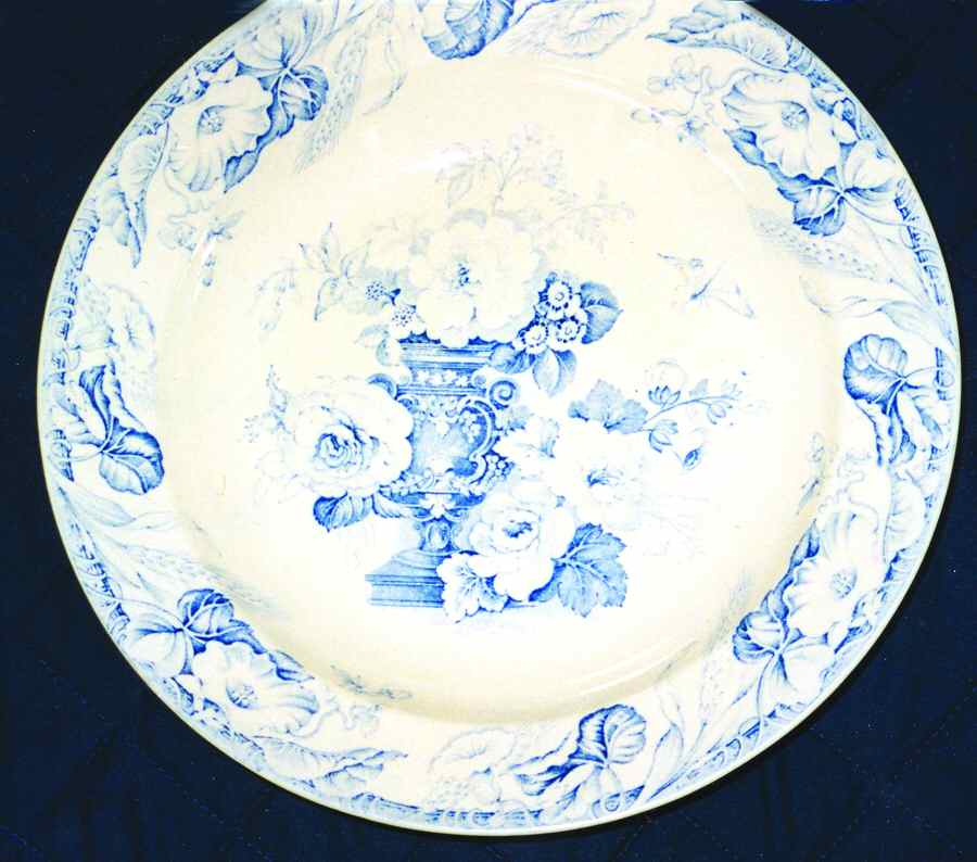 FUL7 Large Rim Soup Bowl by Furnivals-1