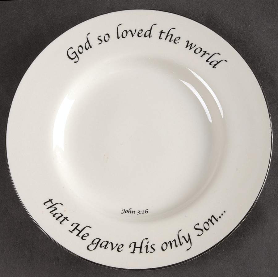Salvation Collection Salad Plate by Feed on the Word-1