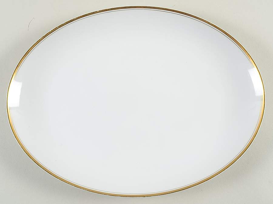 900b 12" Oval Serving Platter by Fukagawa-1