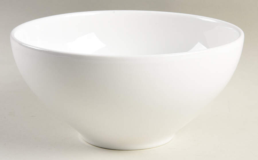 Coronado White 8" Round Serving Bowl by Fapor (Portugal)-1