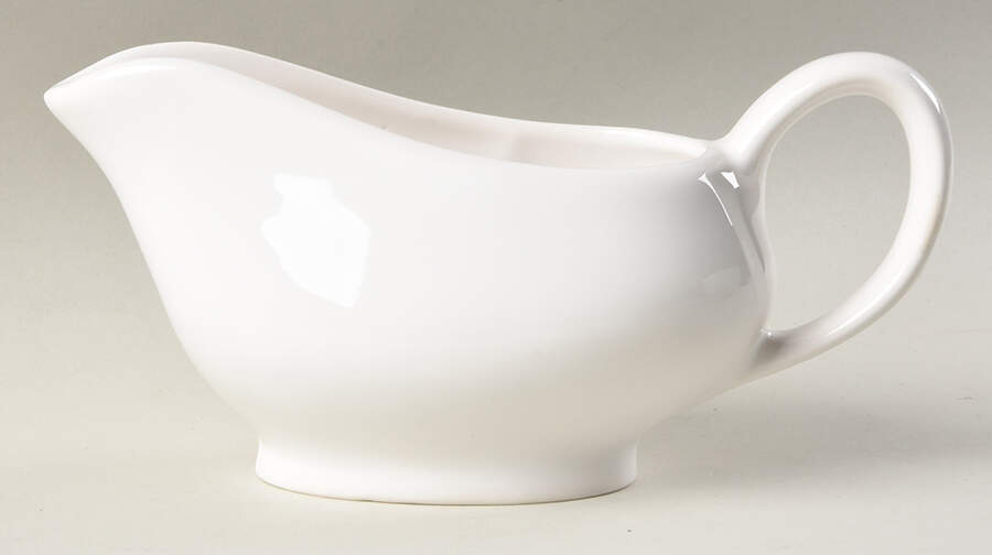 Coronado White Gravy Boat by Fapor (Portugal)-1