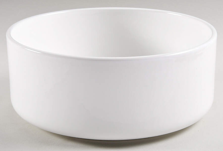 Coronado White 9" Round Serving Bowl by Fapor (Portugal)-1