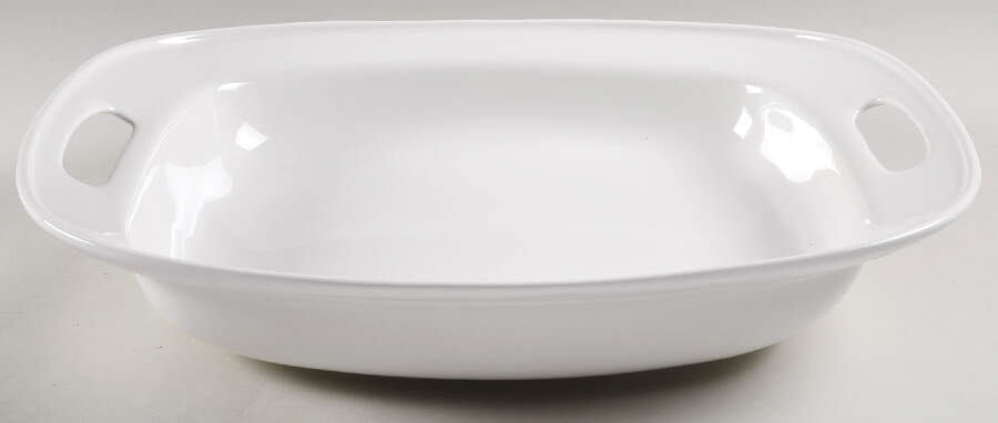 Coronado White 15" Round Serving Bowl by Fapor (Portugal)-1