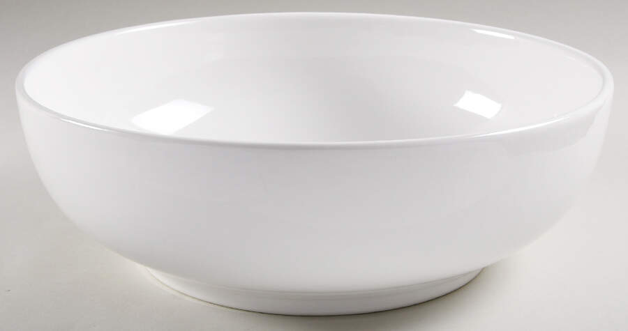 Coronado White 13" Round Serving Bowl by Fapor (Portugal)-1