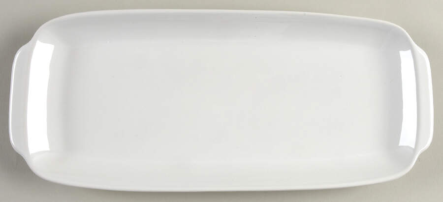 Coronado White 13" Rectangular Tray by Fapor (Portugal)-1