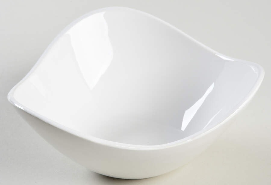 Coronado White 6" Triangular All Purpose Bowl by Fapor (Portugal)-1