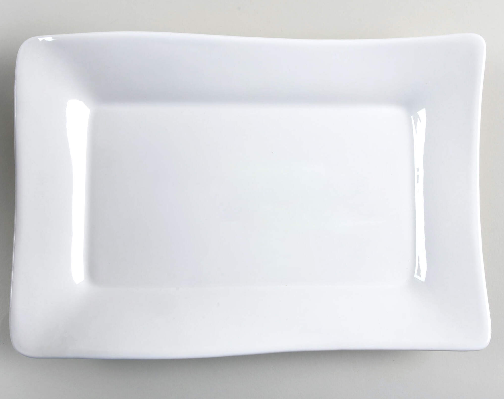 Coronado White 12" Rectangular Serving Platter by Fapor (Portugal)-1
